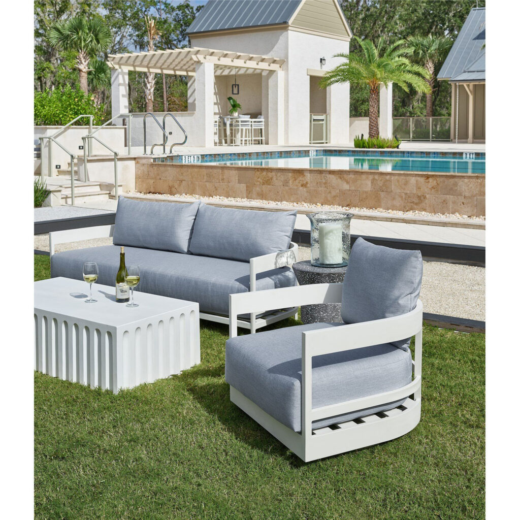Coastal Living Outdoor South Beach Swivel Chair - Image 6