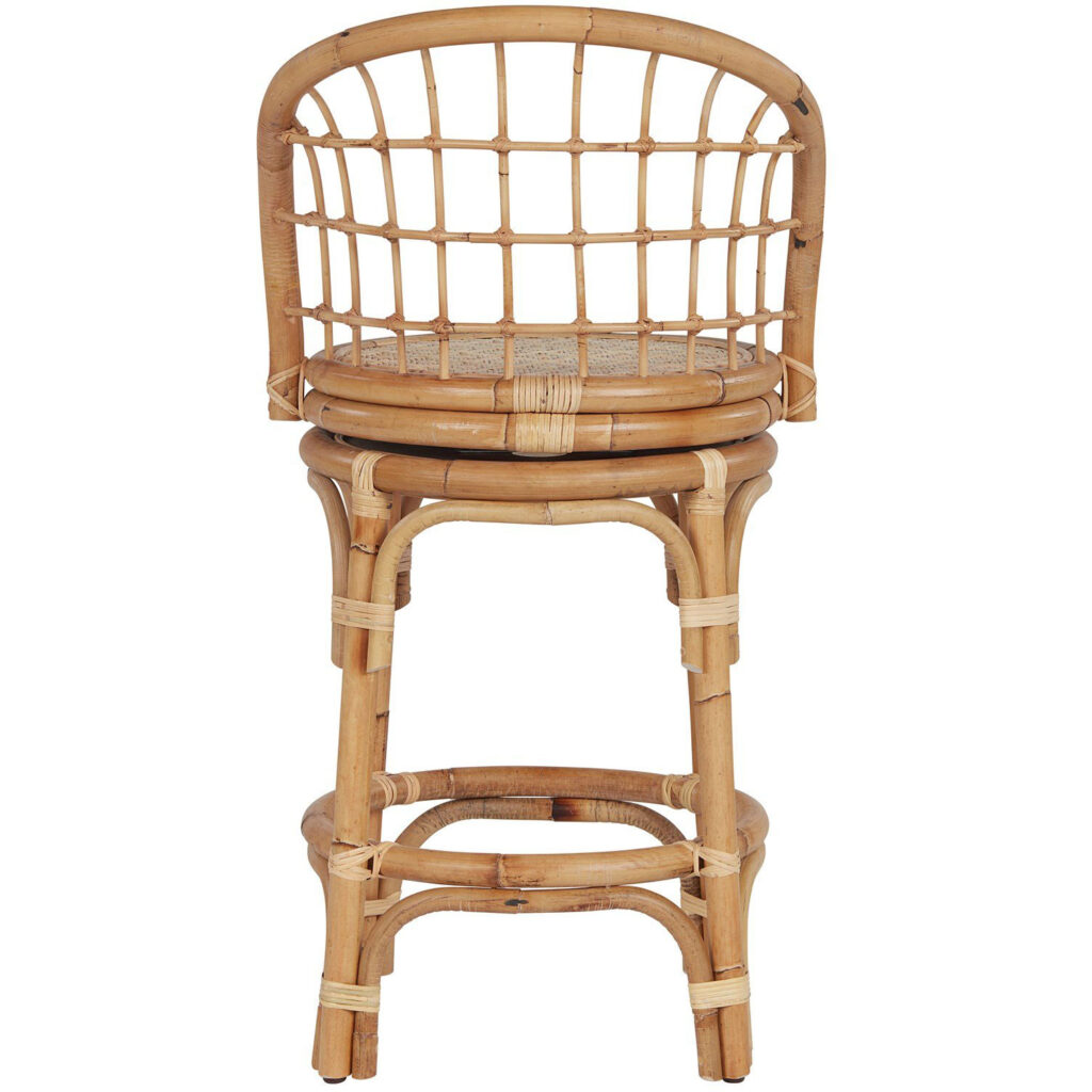 Getaway Coastal Living Rattan Counter Stool U033E602 U033E602 BACK vm 001