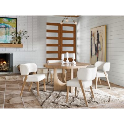Nomad Callon Round Dining Table U181657 U181657 RM ARM CHAIRS