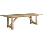 Canyon Rectangular Dining Table U400A652 U400652 1 leaf angle