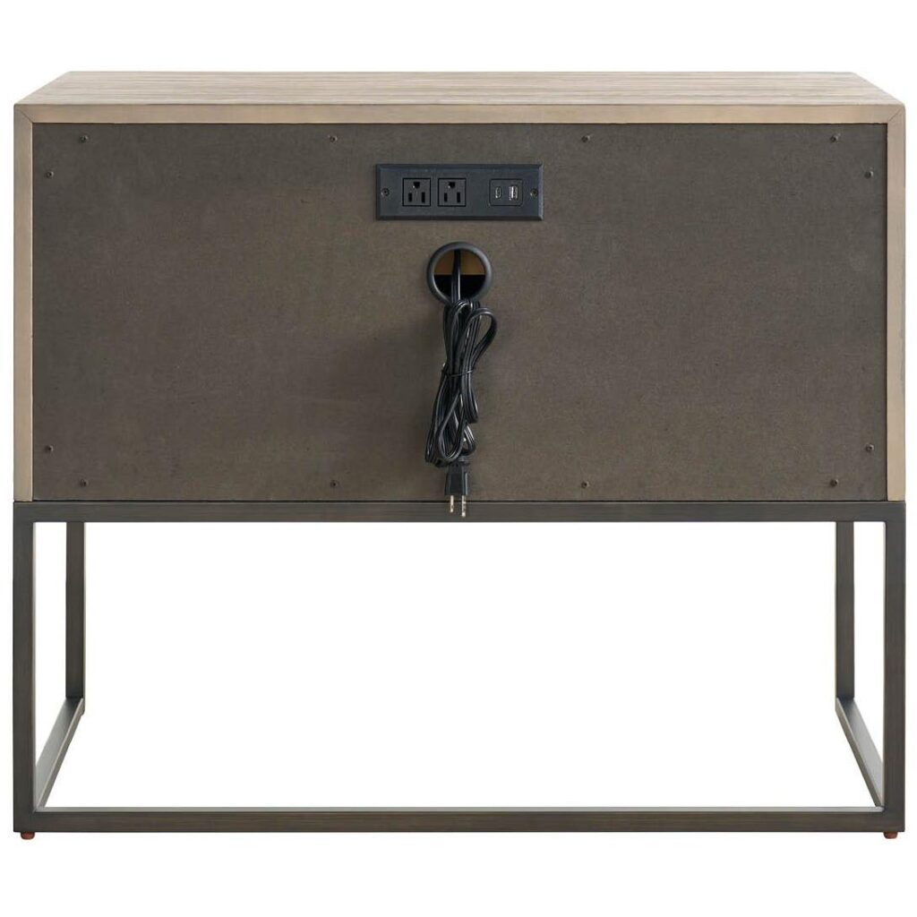 Boulder Metal Base Nightstand - Image 5