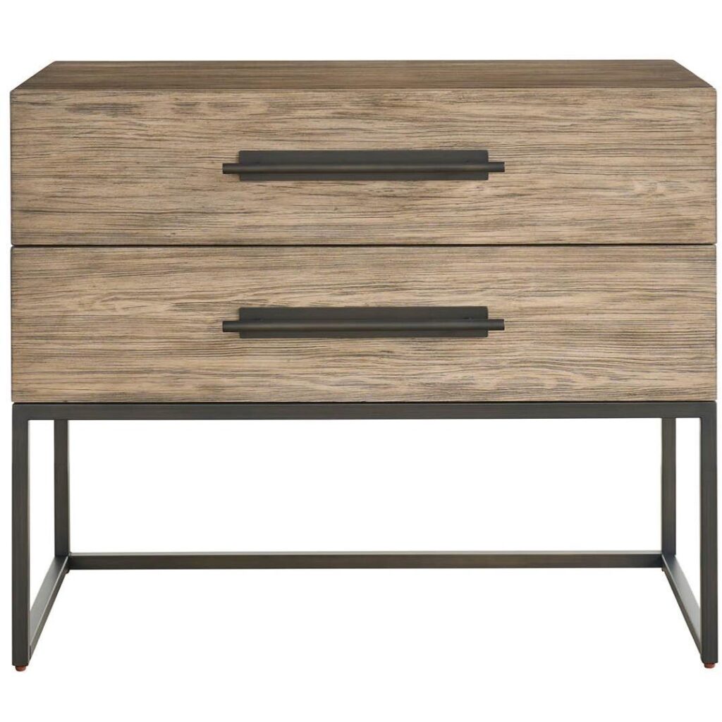 Boulder Metal Base Nightstand - Image 3