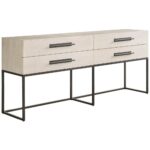 River Rock Metal Base Console U462A816 U462A816 VM3