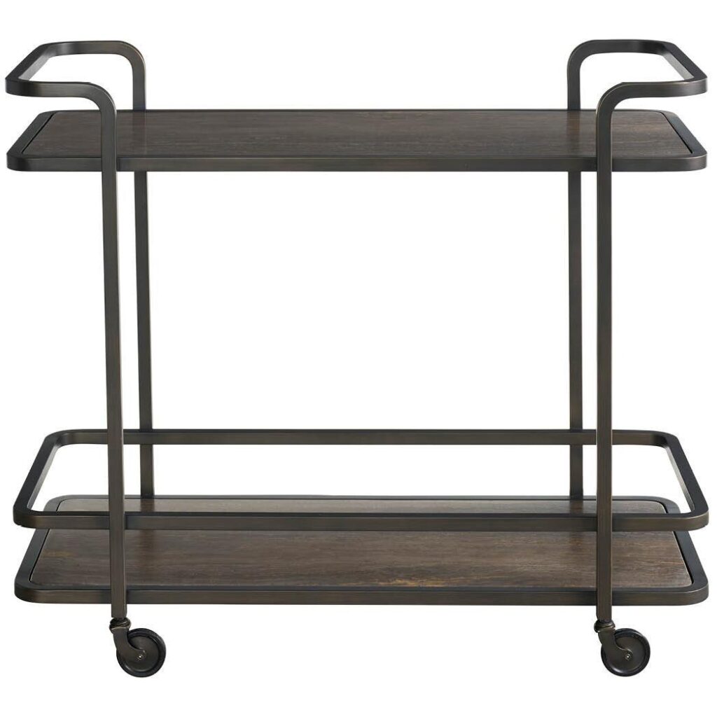 Smoked Bronze Bar Cart