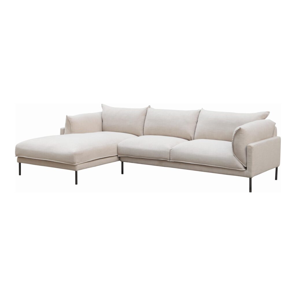 Jamara Sectional Left Sandy Beige UB-1016-29-L-0 UB 1016 29 L 03