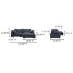 Daydream Sectional Performance Fabric UB-1028-19-0 UB 1028 19 0 70