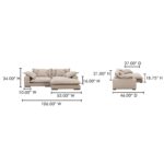 Daydream Sectional Performance Fabric UB-1028-34-0 UB 1028 34 0 70