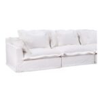 Olivia Classic L-Shaped Modular Sectional White UB-1032-18 UB 1032 18 Olivia closeup01 silo
