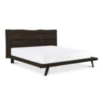Madagascar Queen Platform Bed Dark Brown UH-1006-20-0 UH 1006 20 0 Madagascar diagR mattress shadsilo