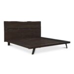 Madagascar King Platform Bed Dark Brown UH-1007-20-0 UH 1007 20 0 Madagascar diagR shadsilo