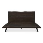 Madagascar King Platform Bed Dark Brown UH-1007-20-0 UH 1007 20 0 Madagascar front shadsilo