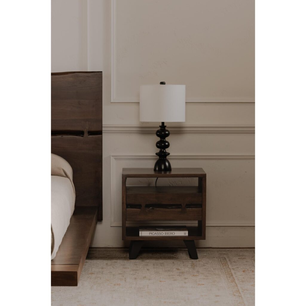 Madagascar Nightstand Dark Brown - Image 8