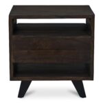 Madagascar Nightstand Dark Brown UH-1008-20 UH 1008 20 Madagascar back shadsilo