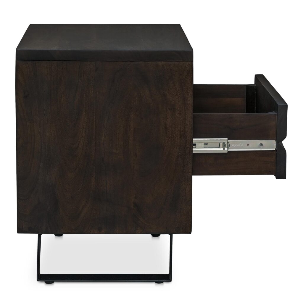 Madagascar Nightstand Dark Brown - Image 3
