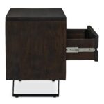 Madagascar Nightstand Dark Brown UH-1008-20 UH 1008 20 Madagascar side right02 shadsilo