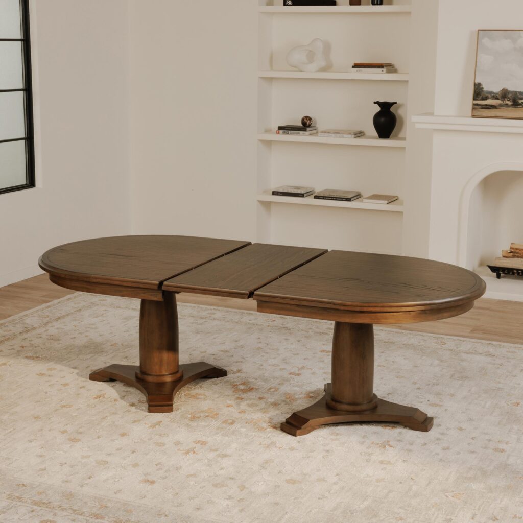 Jamie Extension Dining Table Vintage Brown - Image 15