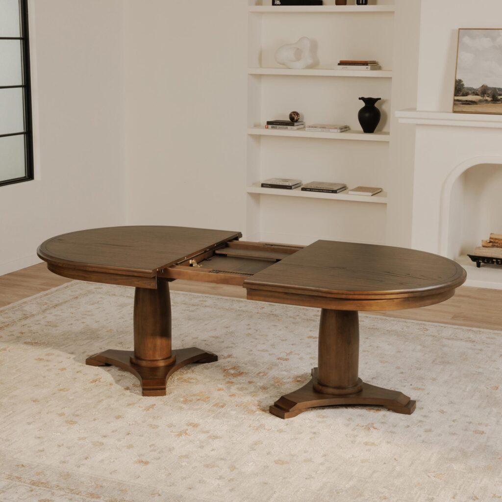 Jamie Extension Dining Table Vintage Brown - Image 16