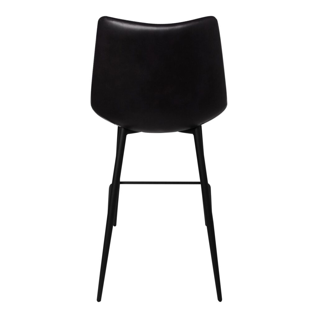 Alibi Counter Stool Matte Black (Set of 2) UU-1002-02 UU 1002 02 03