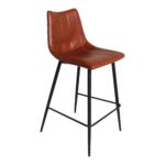 Alibi Counter Stool Brown (Set of 2) UU-1002-03 UU 1002 03 01