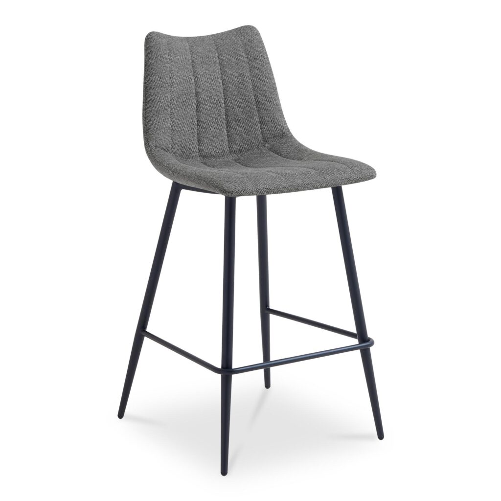 Alibi Counter Stool  Dark Grey-Set of Two - Image 2