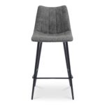 Alibi Counter Stool Dark Grey-Set of Two UU-1002-25 UU 1002 25 Alibi front shadsilo