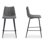 Alibi Counter Stool Dark Grey-Set of Two UU-1002-25 UU 1002 25 Alibi frontside shadsilo