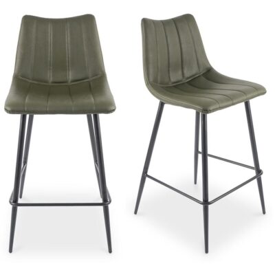 Alibi Counter Stool Dark Green - Set Of Two 13 Alibi Counter Stool Dark Green - Set Of Two UU-1002-27 UU 1002 27 81