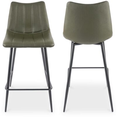 Alibi Counter Stool Dark Green - Set Of Two 14 Alibi Counter Stool Dark Green - Set Of Two UU-1002-27 UU 1002 27 82