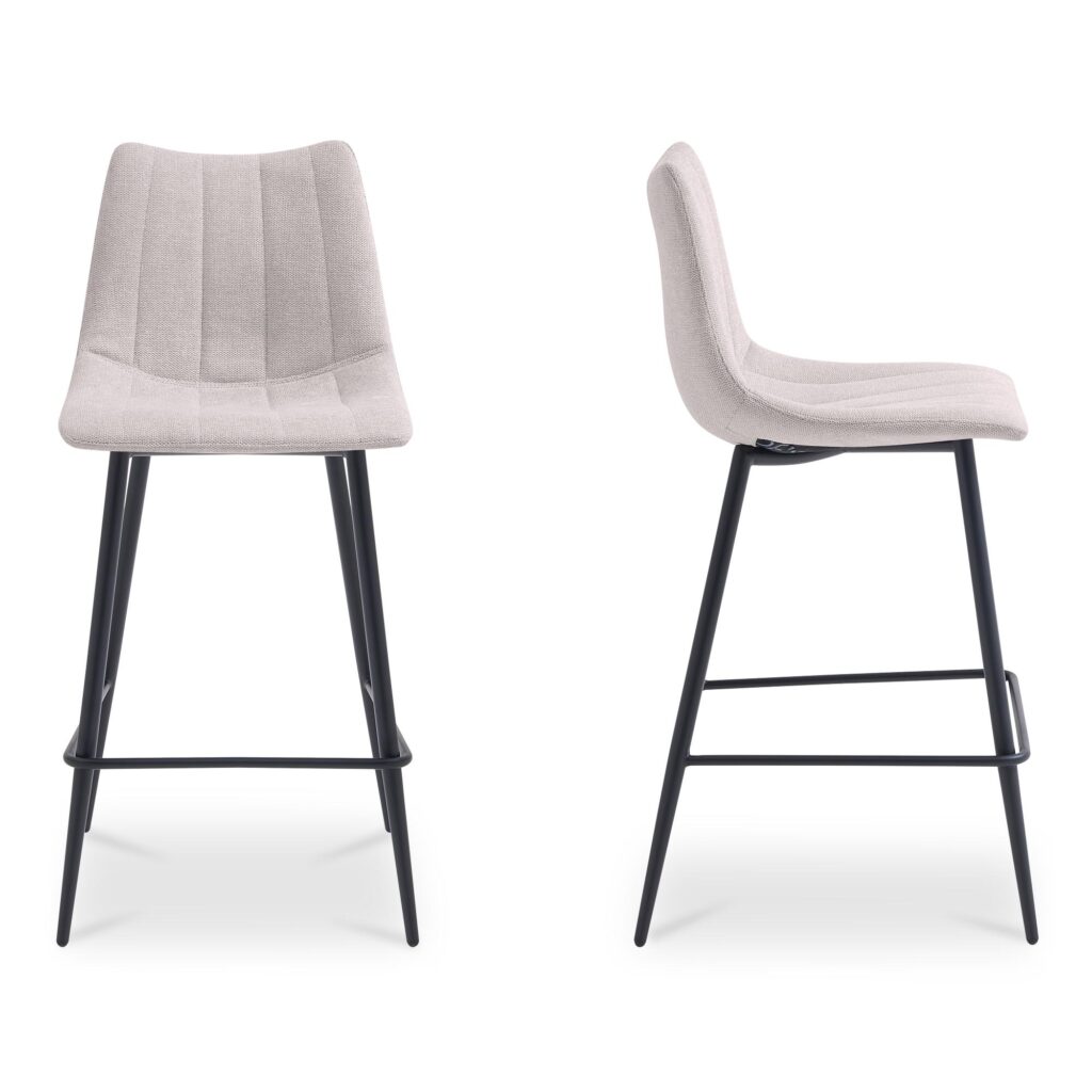Alibi Counter Stool Beige-Set of Two - Image 3