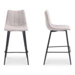 Alibi Counter Stool Beige-Set of Two UU-1002-34 UU 1002 34 Alibi frontside shadsilo