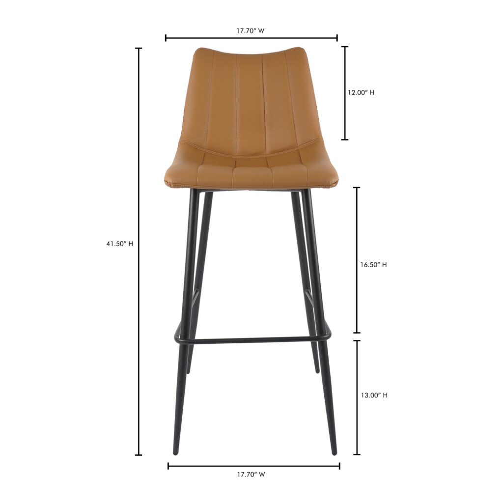 Alibi Barstool Tan - Set Of Two - Image 10
