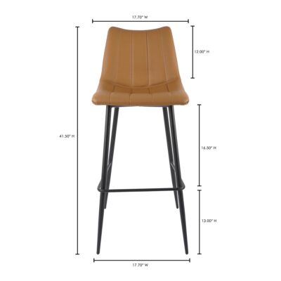 Alibi Barstool Tan - Set Of Two 19 Alibi Barstool Tan - Set Of Two UU-1003-21 UU 1003 21 70