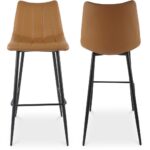 Alibi Barstool Tan - Set Of Two UU-1003-21 UU 1003 21 81