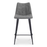 Alibi Bar Stool Dark Grey-Set of Two UU-1003-25 UU 1003 25 Alibi front shadsilo