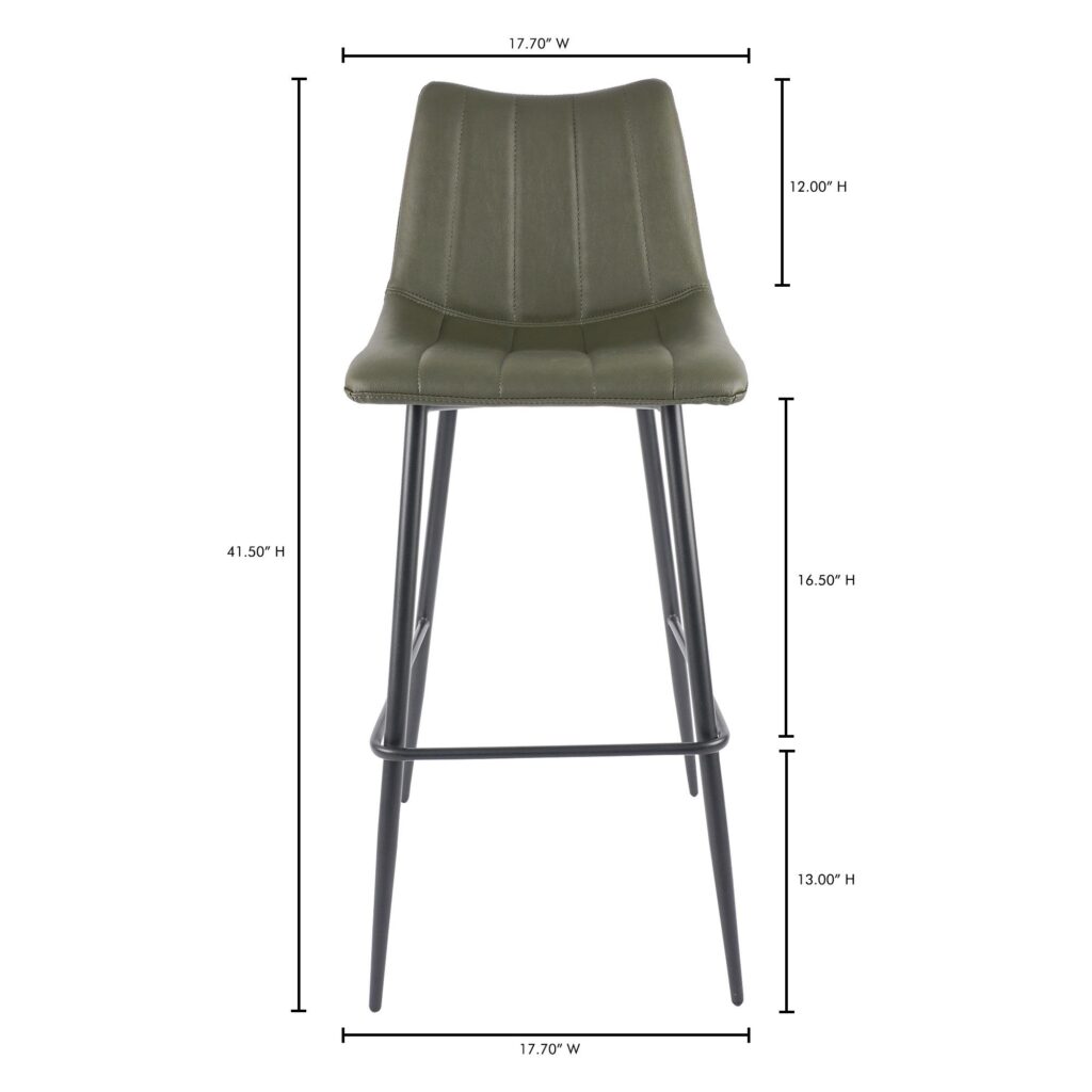 Alibi Barstool Dark Green - Set Of Two - Image 10