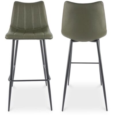Alibi Barstool Dark Green - Set Of Two UU-1003-27 UU 1003 27 81