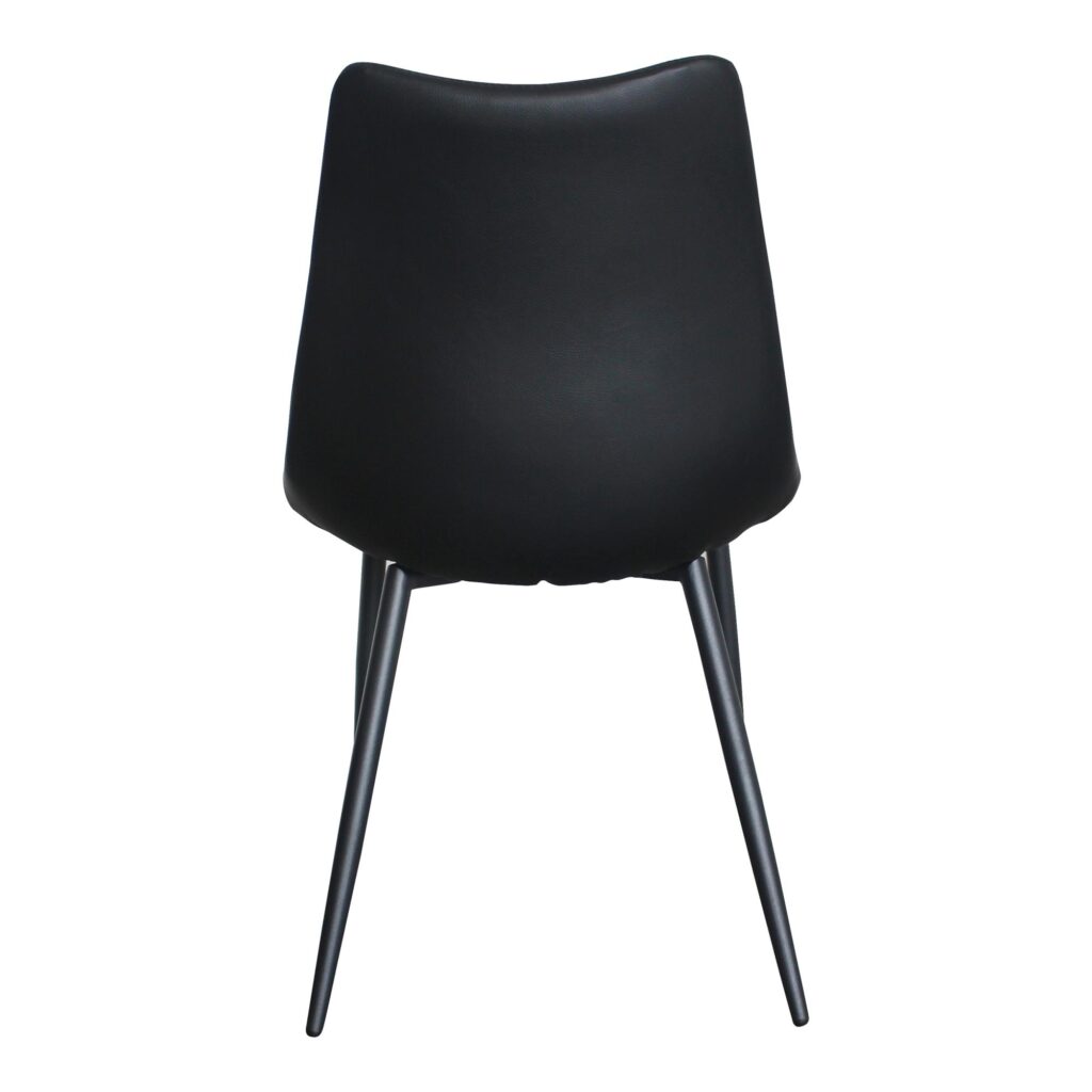 Alibi Dining Chair Matte Black (Set of 2) UU-1022-02 UU 1022 02 03