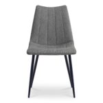 Alibi Dining Chair Dark Grey-Set of Two UU-1022-25 UU 1022 25 Alibi front shadsilo