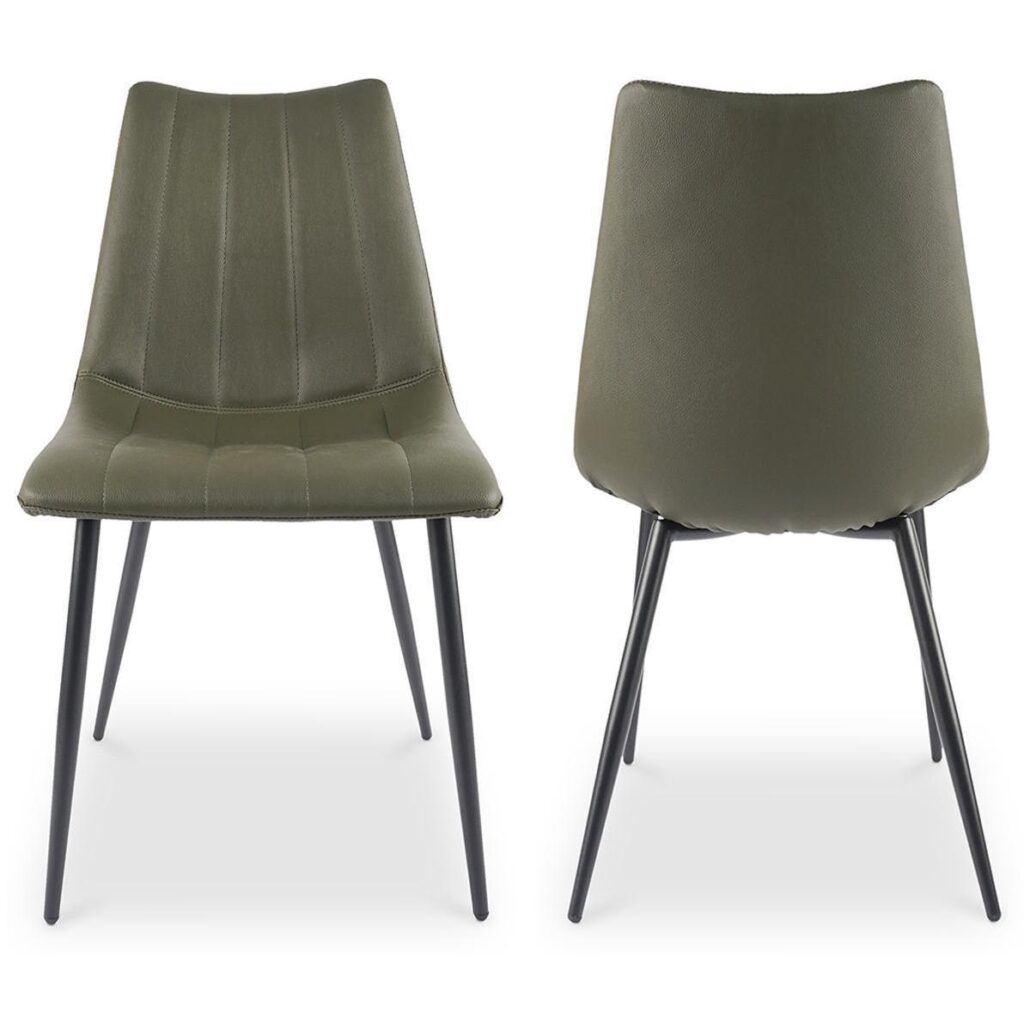 Alibi Dining Chair Dark Green - Set Of Two - Image 2