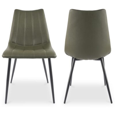 Alibi Dining Chair Dark Green - Set Of Two UU-1022-27 UU 1022 27 81