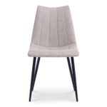 Alibi Dining Chair Beige-Set of Two UU-1022-34 UU 1022 34 Alibi front shadsilo