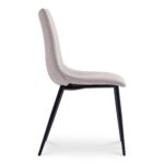 Alibi Dining Chair Beige-Set of Two UU-1022-34 UU 1022 34 Alibi side right shadsilo