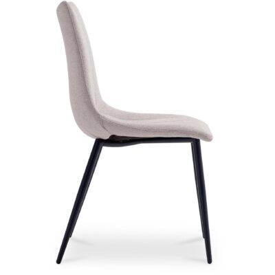 Alibi Dining Chair Beige - Set of Two UU-1022-34 UU 1022 34 Alibi side right shadsilo