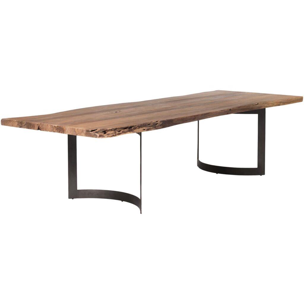 Bent Dining Table Small Smoked VE-1001-03-0 VE 1001 03 01