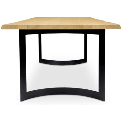 Bent Dining Table Small Oak VE-1001-24-0 VE 1001 24 0 Bent side shadsilo