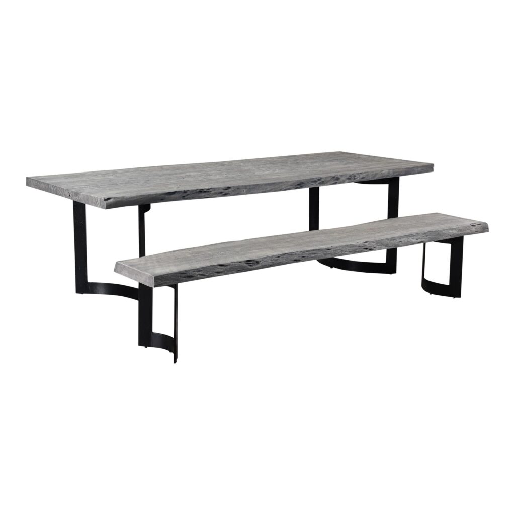 Bent Dining Table Small Weathered Grey VE-1001-29-0 VE 1001 29 02