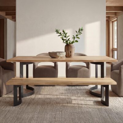 Bent Bench Small Oak VE-1002-24-0 VE 1002 24 0 10