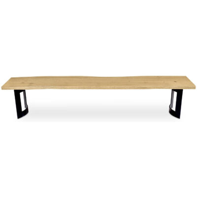 Bent Bench Small Oak VE-1002-24-0 VE 1002 24 0 Bent back shadsilo
