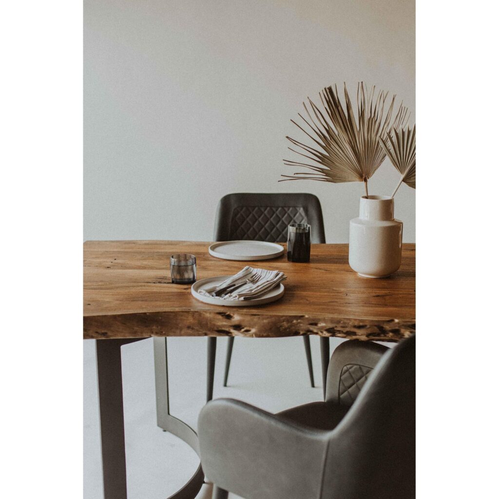 Bent Dining Table Extra Small Smoked - Image 8