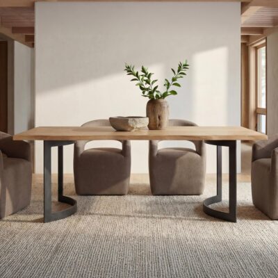 Bent Dining Table Extra Small Oak 4 Bent Dining Table Extra Small Oak VE-1036-24-0 VE 1036 24 0 10